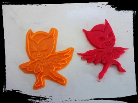 PJ MASKS cookie / clay cutter - Owlette | Gekko | Catboy