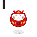 Modelo 3d de Daruma-neko para impresoras 3d