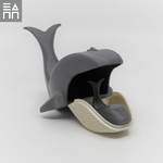  Blue whale mama & baby   3d model for 3d printers