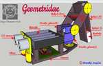 Modelo 3d de Geometridae robot para impresoras 3d