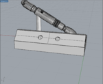 Modelo 3d de Destornillador sónico de negocios titular de la tarjeta con el nombre de la placa extraíble para impresoras 3d