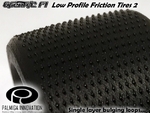  Low profile friction tires 2 for openr/c f1 car  3d model for 3d printers