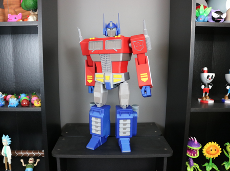  Big optimus prime! - multi material model  3d model for 3d printers