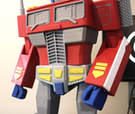  Big optimus prime! - multi material model  3d model for 3d printers