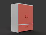  Doll closet  3d model for 3d printers