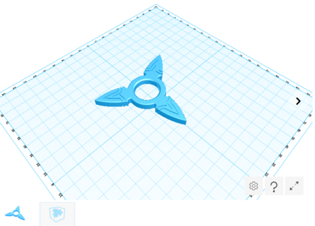  Spinner gengi star  3d model for 3d printers