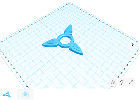 Modelo 3d de Spinner gengi estrellas para impresoras 3d