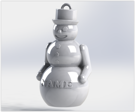 Snowman Ornament and Figurine