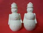  Snowman ornament and figurine  3d model for 3d printers