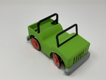  Robotic cam steered vehicle  3d model for 3d printers