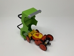  Robotic cam steered vehicle  3d model for 3d printers