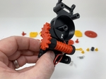  Robotic cam steered vehicle  3d model for 3d printers