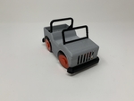  Robotic cam steered vehicle  3d model for 3d printers