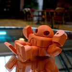 Modelo 3d de Maker faire robot de la figura de acción (un solo archivo) para impresoras 3d