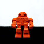  Maker faire robot action figure (single file)  3d model for 3d printers