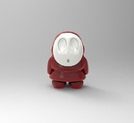  Shy guy  3d model for 3d printers