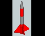  Simple model rocket  3d model for 3d printers