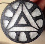  Arc reactor sized for neopixel ring  3d model for 3d printers