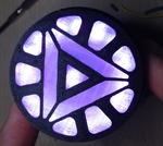  Arc reactor sized for neopixel ring  3d model for 3d printers