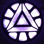 Modelo 3d de Arc reactor de tamaño para neopixel anillo para impresoras 3d