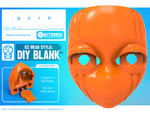  Quin: diy blank face - 3dkitbash.com  3d model for 3d printers