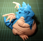  No support needed - roal the bratty dragon  3d model for 3d printers