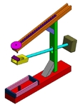 Modelo 3d de De mármol de la máquina del rodillo de para impresoras 3d