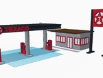 Modelo 3d de Proyecto de la estación de gasolina para impresoras 3d