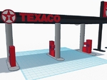  Petrol station project  3d model for 3d printers