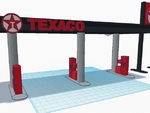 Modelo 3d de Proyecto de la estación de gasolina para impresoras 3d