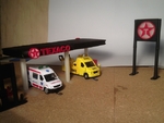  Petrol station project  3d model for 3d printers