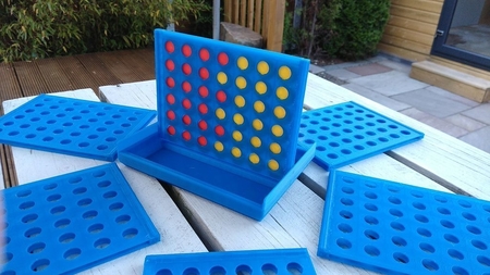  Connect 4 travel  3d model for 3d printers