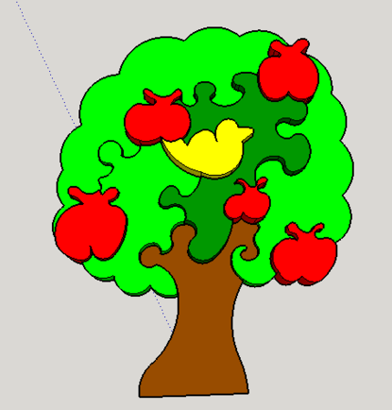 Jigsaw Apple-tree 2.0