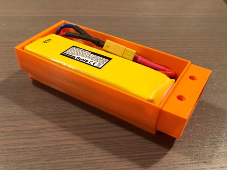  Nerf rapidstrike lipo battery housing  3d model for 3d printers