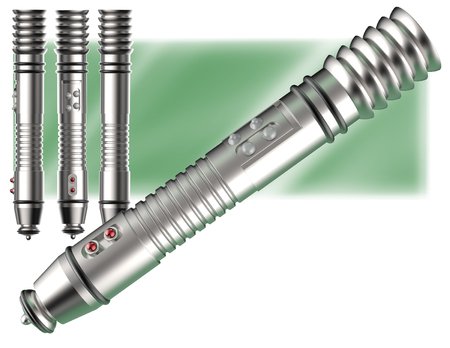  Kit fisto's lightsaber  3d model for 3d printers