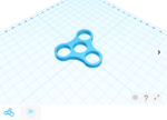 Modelo 3d de Fidget spinner para impresoras 3d