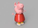  Peppa pig  3d model for 3d printers
