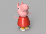 Modelo 3d de Peppa pig para impresoras 3d