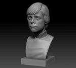 Modelo 3d de Luke skywalker v2 para impresoras 3d