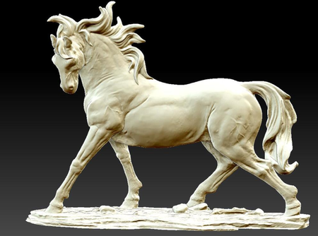 Modelo 3d de Caballo para impresoras 3d