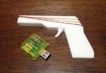 Modelo 3d de Mini banda de goma de la pistola para impresoras 3d