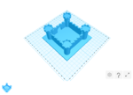  Simple castle  3d model for 3d printers