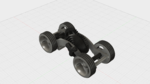 Modelo 3d de Doble modo de cuerda de coche abierto chasis para impresoras 3d