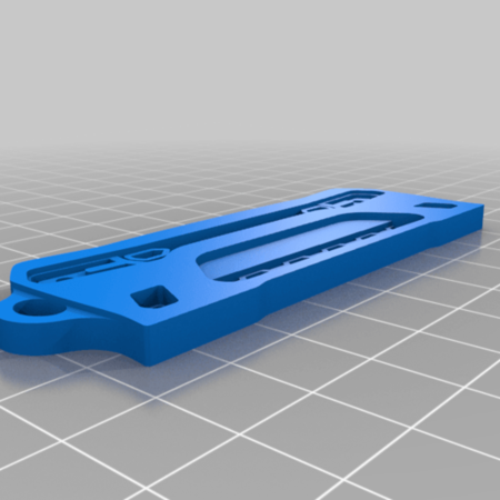  Dodge charger srt hellcat (2019) - key chain  3d model for 3d printers