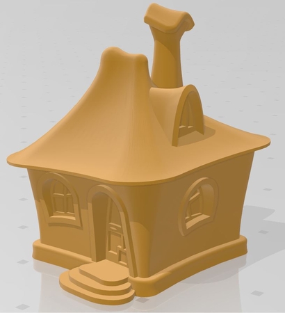  Busya's tiny house  3d model for 3d printers