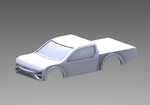  Ho scale toyota tacoma body  3d model for 3d printers