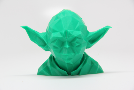 Modelo 3d de Baja poli yoda para impresoras 3d