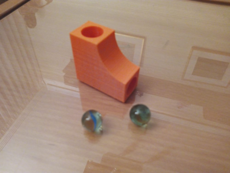Mini slide for marbles