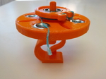   hand spinner with string launcher  3d model for 3d printers