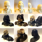 Modelo 3d de Darth vader revelan busto para impresoras 3d